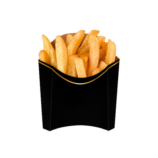 Embalagem batata frita P Black
